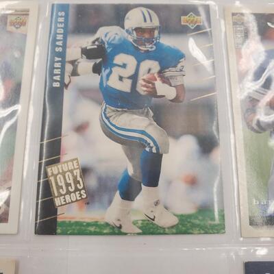 Barry sanders card lot of 6