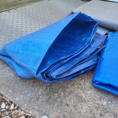 LARGE BUNDLE OF QUALITY OUTDOOR TARPS