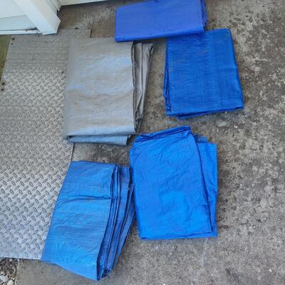 LARGE BUNDLE OF QUALITY OUTDOOR TARPS