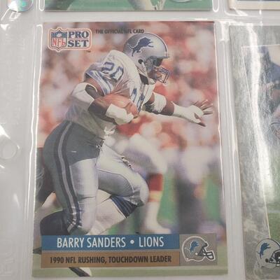 Barry Sanders lot of 8 cards