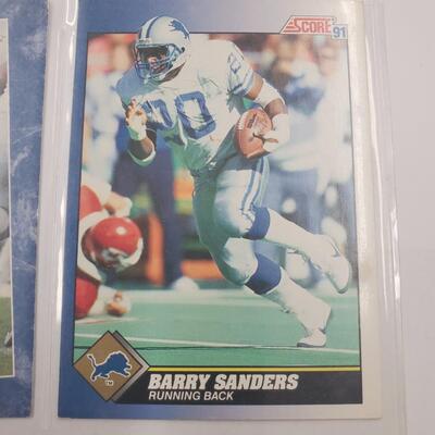 Barry Sanders lot of 8 cards