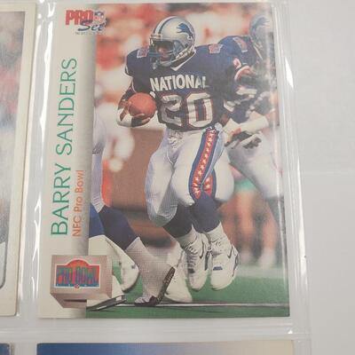 Barry Sanders lot of 8 cards