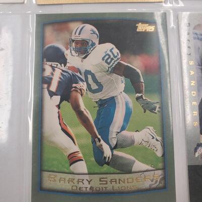 Barry sanders lot of 8 cards