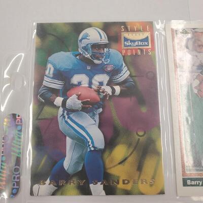 Barry sanders lot of 8 cards