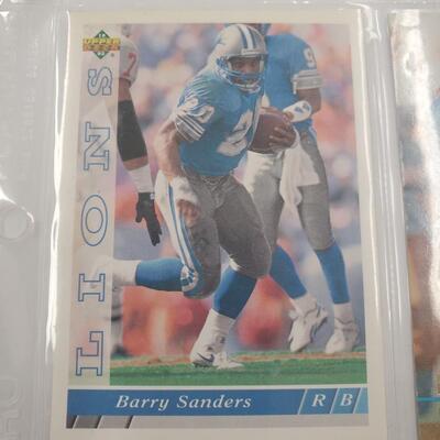 Barry sanders lot of 8 cards