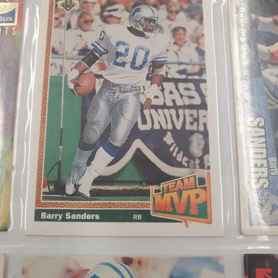 Barry sanders lot of 8 cards