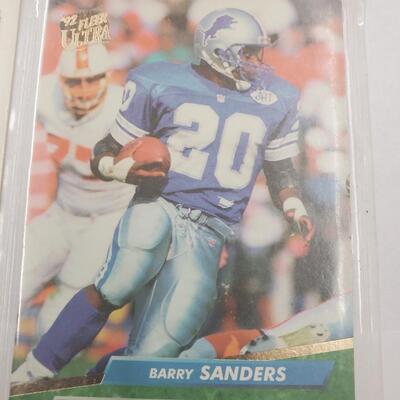 Barry sanders lot of 9 cards