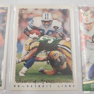 Barry sanders lot of 9 cards