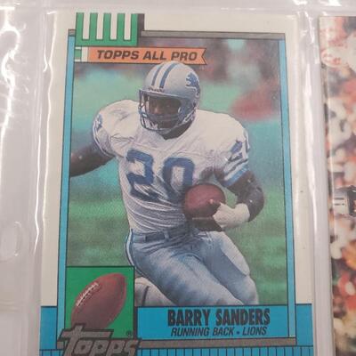 Barry sanders lot of 9 cards