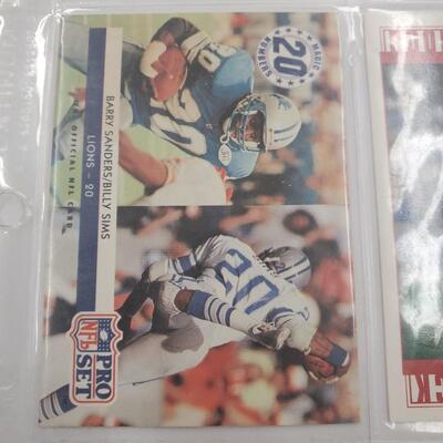 Barry sanders lot of 9 cards