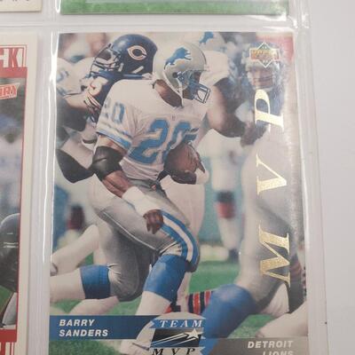 Barry sanders lot of 9 cards