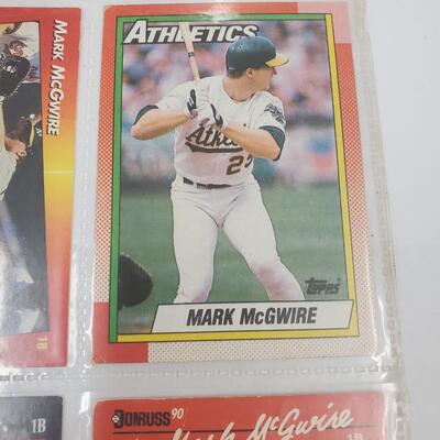 Mark Mcguire lot of 9 cards