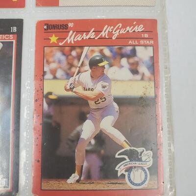 Mark Mcguire lot of 9 cards