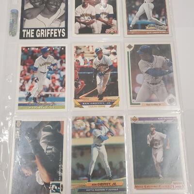 Ken griffey Jr card lot of 9