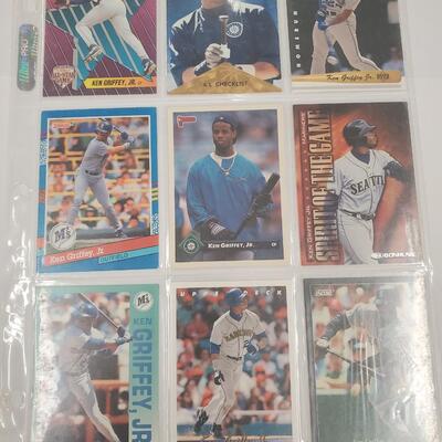 Ken griffey Jr card lot of 9