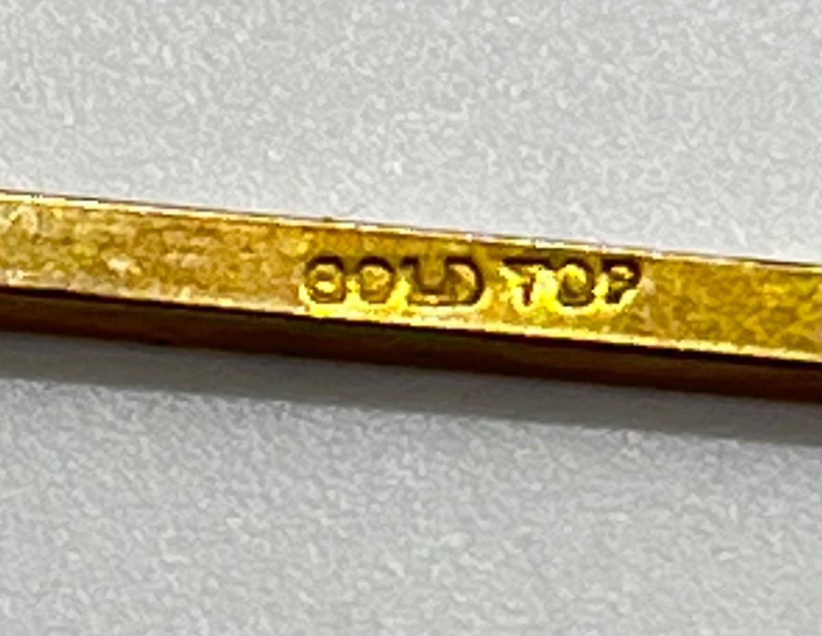 LOT 66 Collection of Antique and Vintage Bar Pins and a goldtone tie