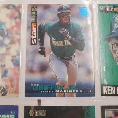 Ken griffey Jr card lot of 9