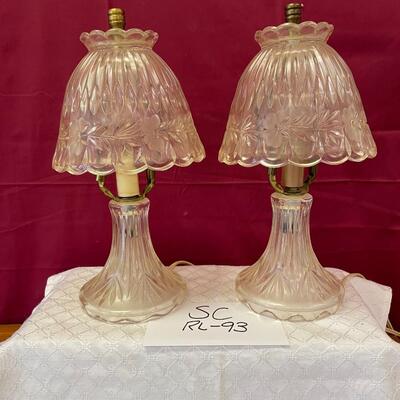 Set of 2 vintage Princess House Lamps