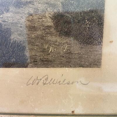 Vintage coast scene