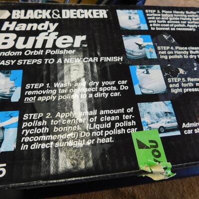 Black & Decker Handy Buffer Car Boat RV
