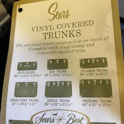 Black Sears trunk