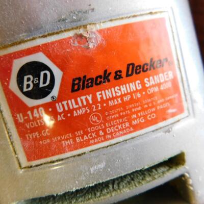 Vintage Black & Decker Finishing Sander & Fox Valley Timing Light