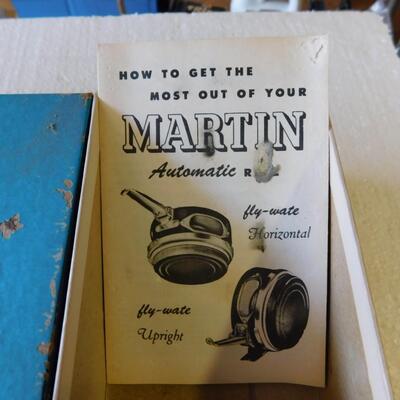 Martin Model 48 Fly Fishing Reel In Original Box w/ Paperwork