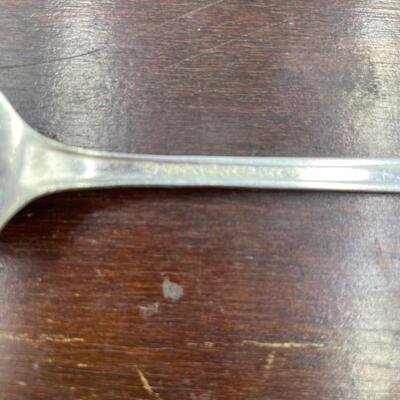 Crown silver plate silverware set