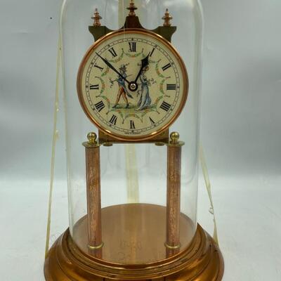 Copper anniversary clock