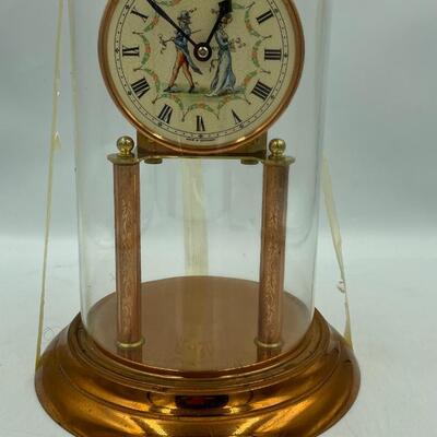 Copper anniversary clock