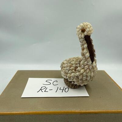 Pelican made of seashells