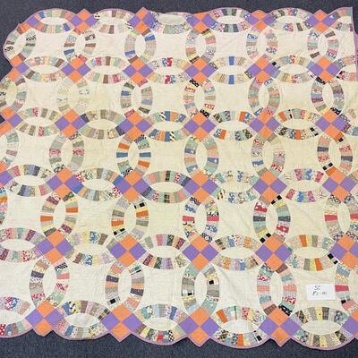 Wedding ring quilt