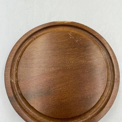 Vintage cheese tray with glass dome