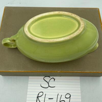 Chartreuse gravy sauce boat