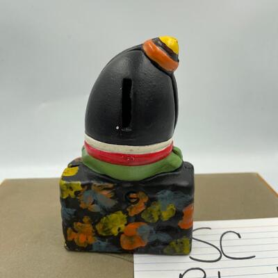 Humpty Dumpty cast iron coin bank