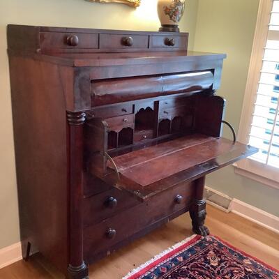Empire chest with hidden secretary and secret drawer