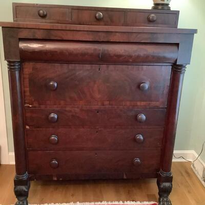 Empire chest with hidden secretary and secret drawer