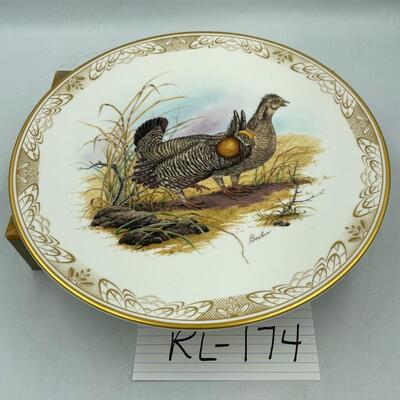 Boehm Prairie Grouse plate