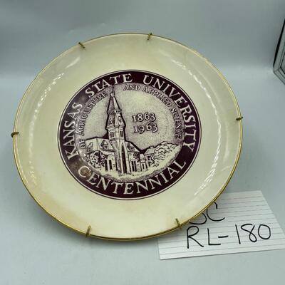 Kansas State University plate