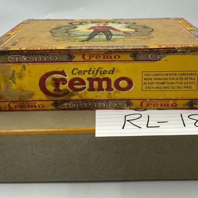 Vintage 1930â€™s Cremo cigar box