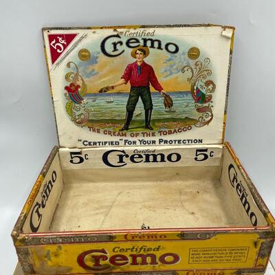 Vintage 1930â€™s Cremo cigar box