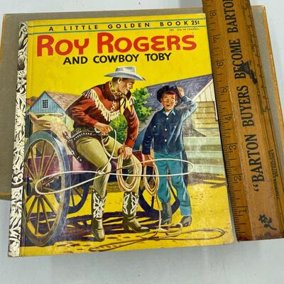 Roy Rogers and Cowboy Toby 1954 Little Golden book