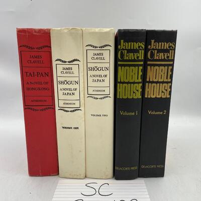 James Clavell lot of 5 books