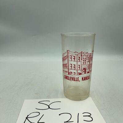 Circleville, Ks tall shot glass