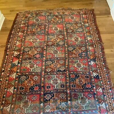 Hand knotted rug