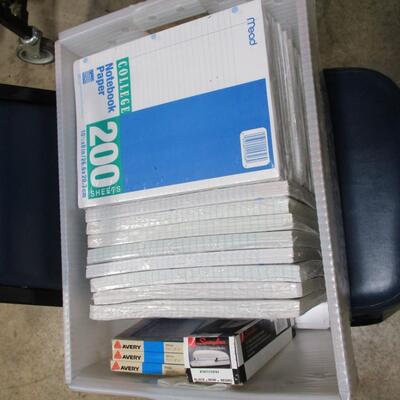 20 Packs Of College Notebook Paper & Labels