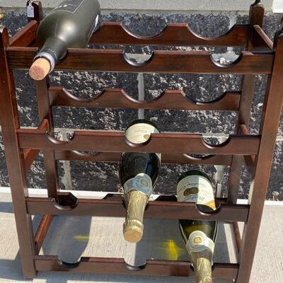 Bombay wooden wine rack- holds 12 wine bottles