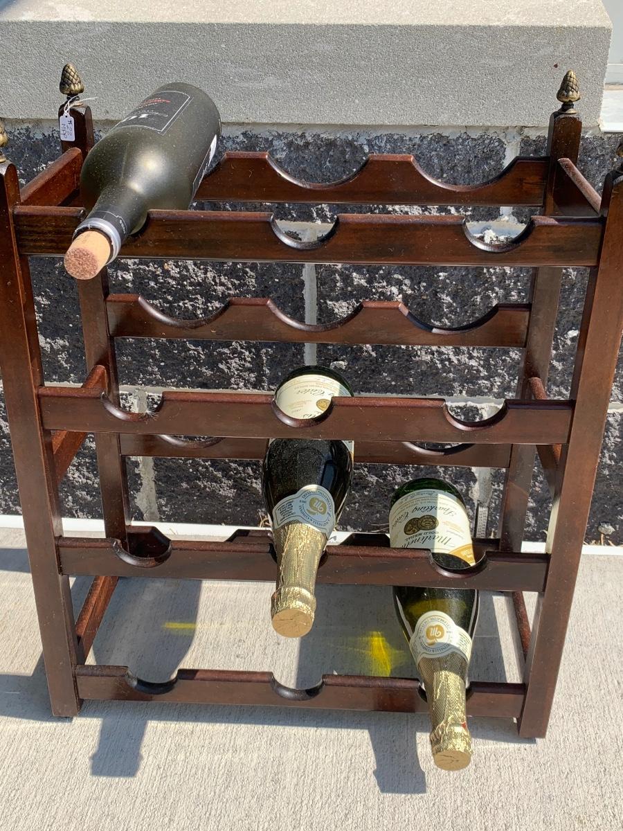 Bombay wooden wine rack holds 12 wine bottles