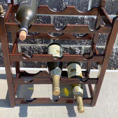 Bombay wooden wine rack- holds 12 wine bottles