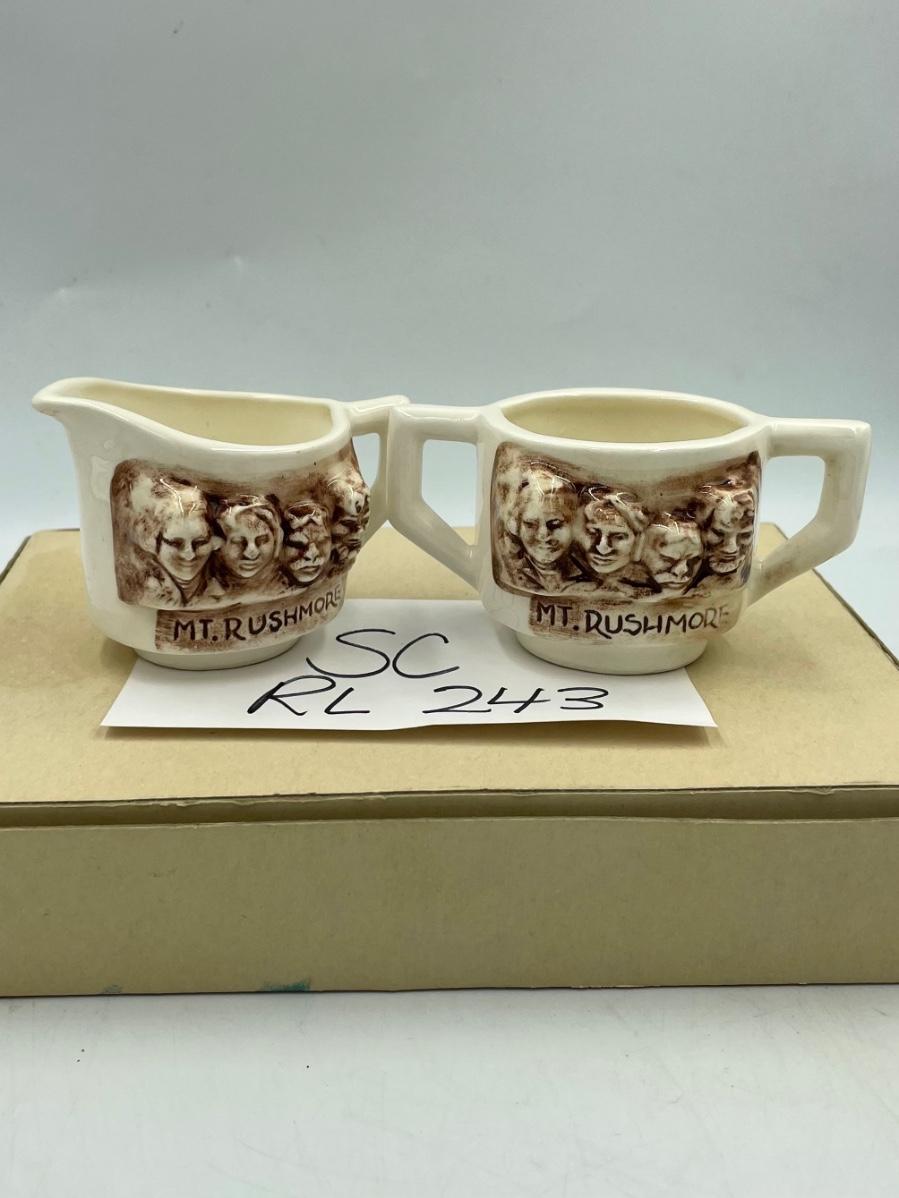 Mt. Rushmore Cream and Sugar